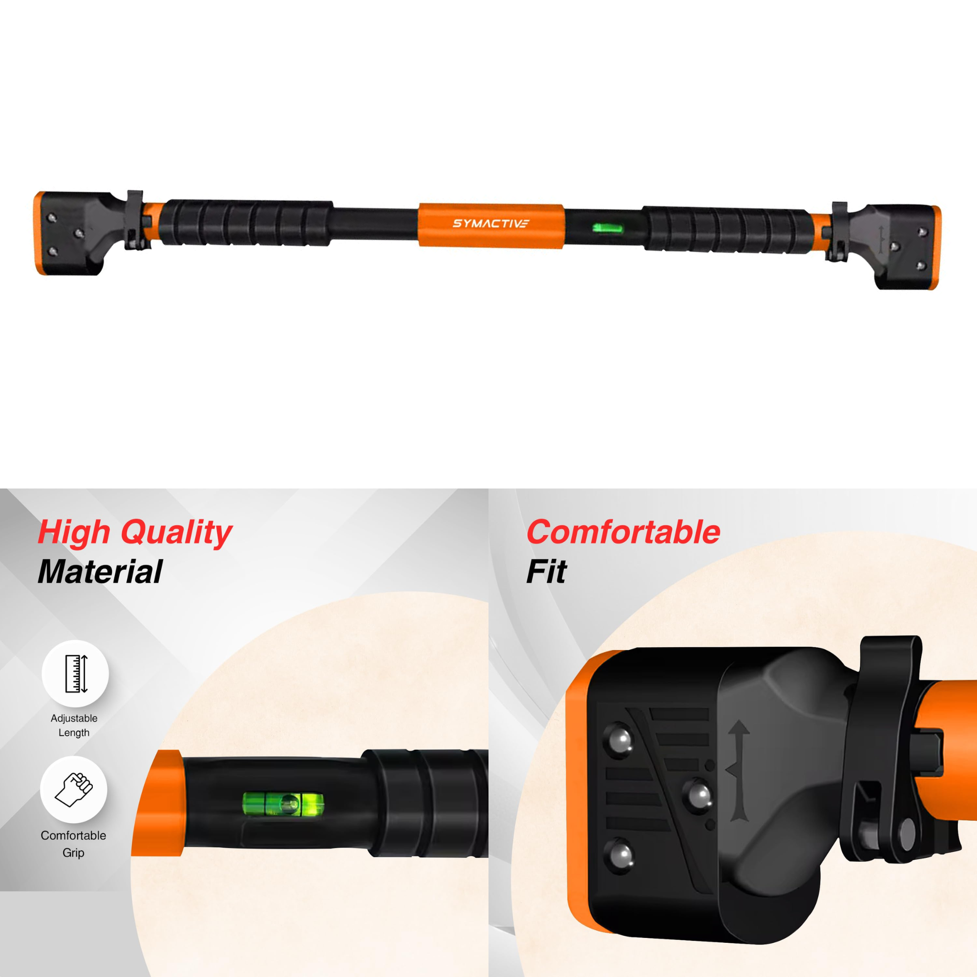 Amazon Brand - Symactive Wall Mounted Doorway Pull...