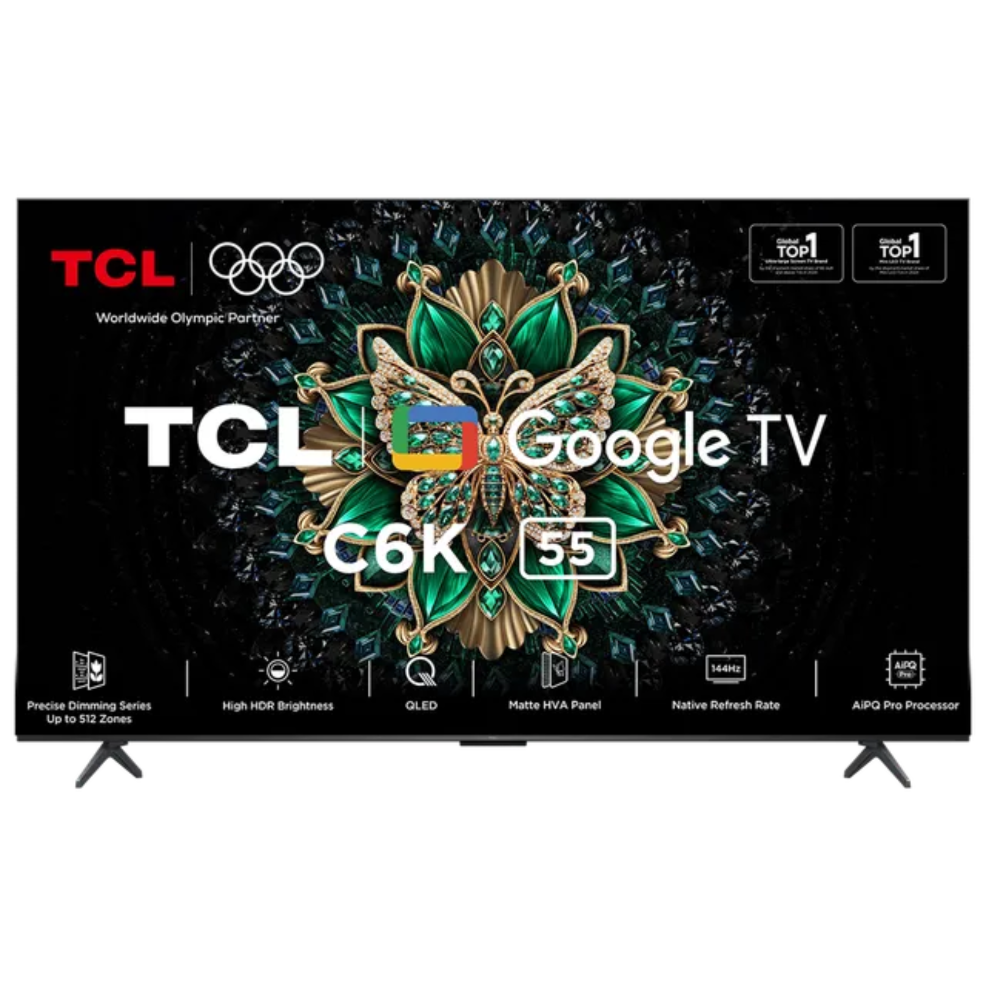 TCL C6K 139.7 cm (55 inch) QD-Mini LED 4K Ultra HD Smart Google TV with Google Voice Assistant (2025 model)